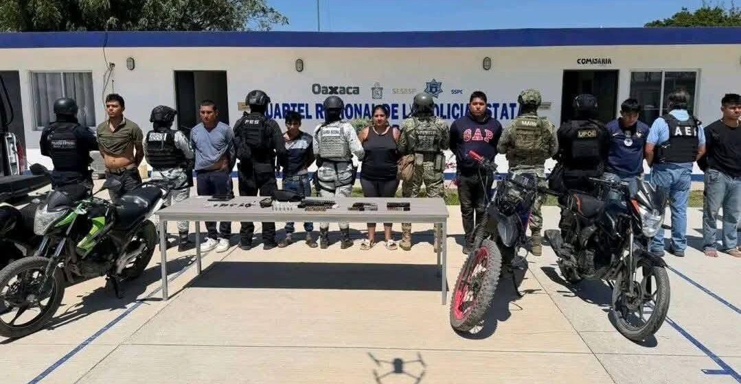 Detienen a 7 presuntos responsables de tiroteo en Cobao de San Blas Atempa, Oaxaca