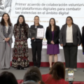 Acuerdo de colaboración con plataformas digitales será para combatir violencia digital
