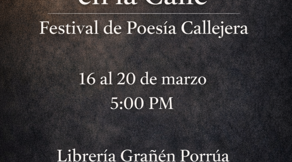 Celebra Oaxaca Día Mundial de la Poesía con Festival “La poesía habita en la calle”